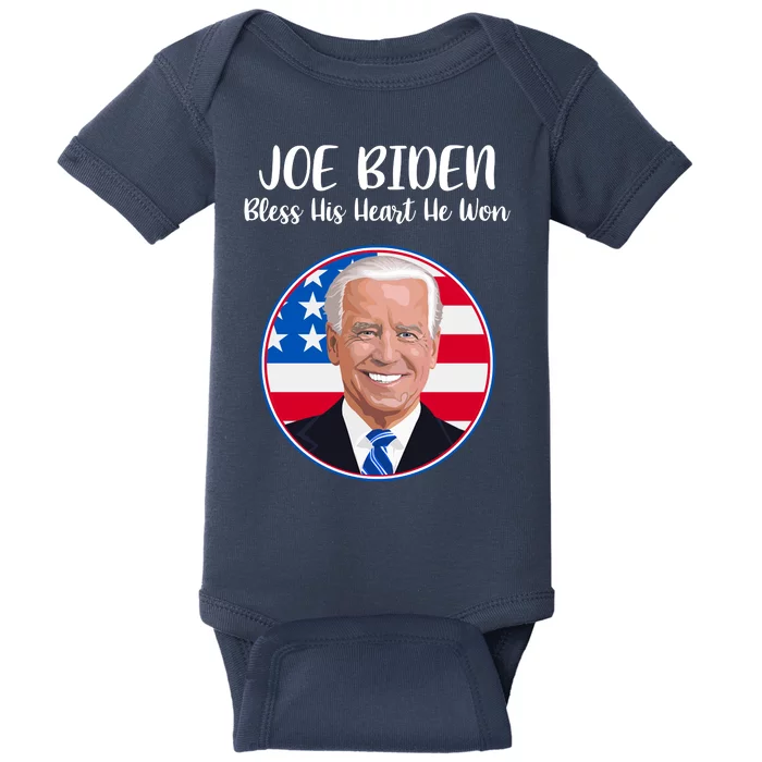 Joe Biden Bless His Heart He Won Baby Bodysuit