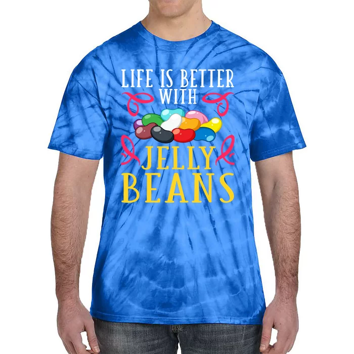 Jelly Bean Candy Beans Vegan Flavors Gift Tie-Dye T-Shirt