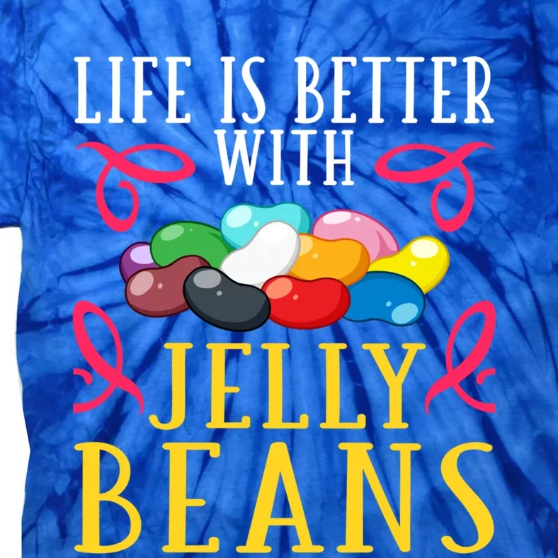 Jelly Bean Candy Beans Vegan Flavors Gift Tie-Dye T-Shirt