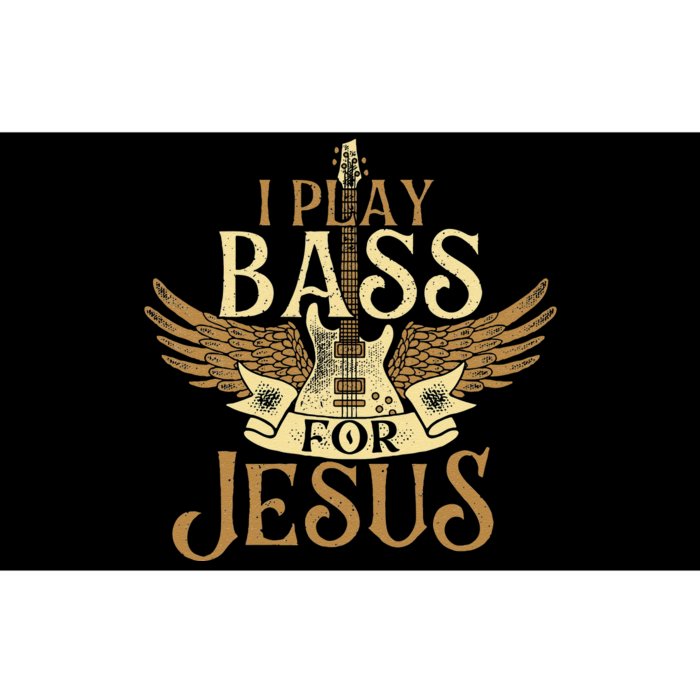 Jesus Bassist Christian Bass Player Bass Guitar Bumper Sticker