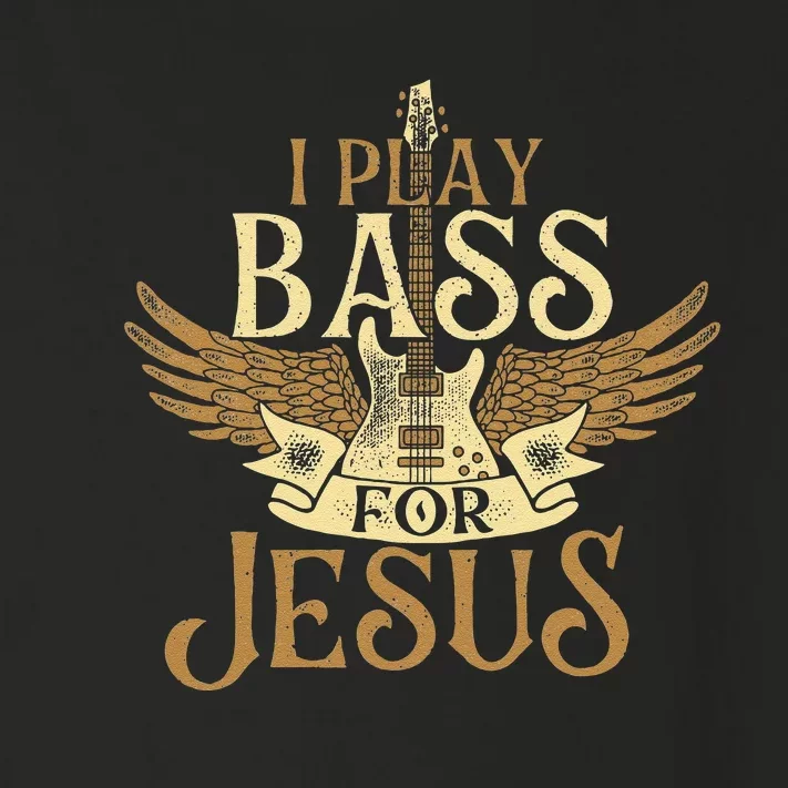 Jesus Bassist Christian Bass Player Bass Guitar Toddler Long Sleeve Shirt