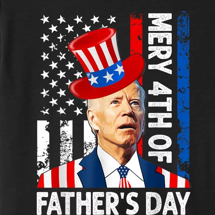 Joe Biden Confused Merry 4th Of Fathers Day Fourth Of July ChromaSoft Performance T-Shirt