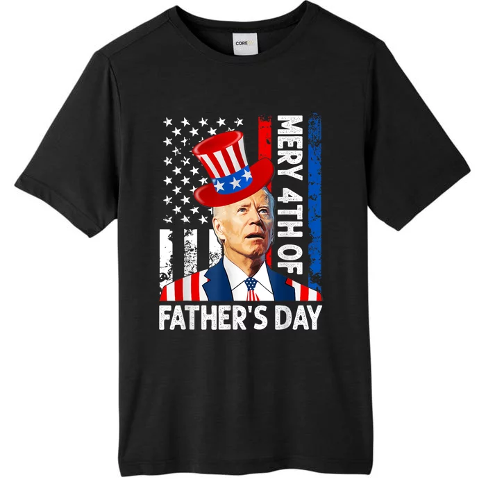 Joe Biden Confused Merry 4th Of Fathers Day Fourth Of July ChromaSoft Performance T-Shirt