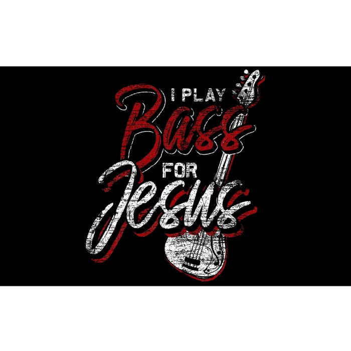 Jesus Bassist Christian Bass Player Bass Guitar Bumper Sticker