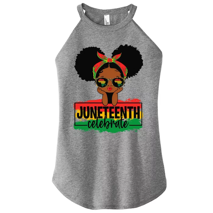 Juneteenth Black Celebrate Juneteenth 1865 African Women’s Perfect Tri Rocker Tank