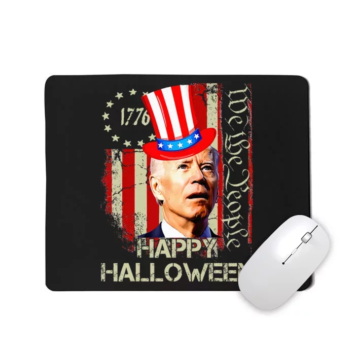 Joe Biden Confused Patriotic Merry Christmas For 4th Of July Mousepad