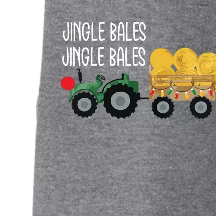 Jingle Bales Christmas Tree Tractor Farmer Farming Family Doggie 3-End Fleece Hoodie