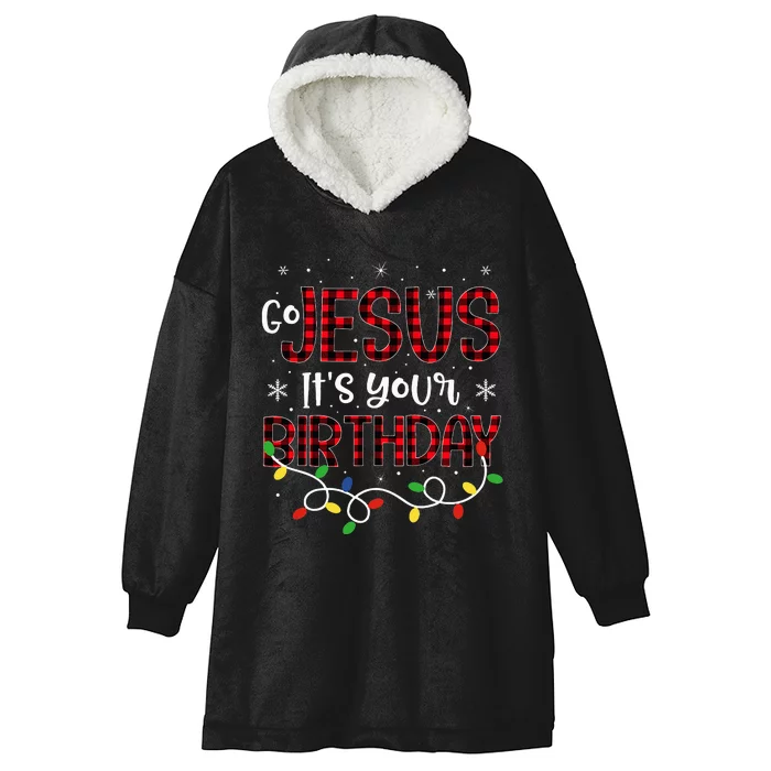 Jesus Birthday Celebration Hilarious Christmas Holiday Gift Hooded Wearable Blanket