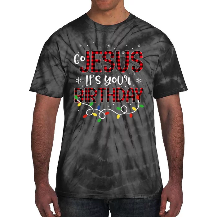 Jesus Birthday Celebration Hilarious Christmas Holiday Gift Tie-Dye T-Shirt