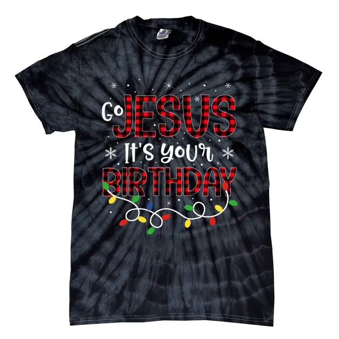 Jesus Birthday Celebration Hilarious Christmas Holiday Gift Tie-Dye T-Shirt