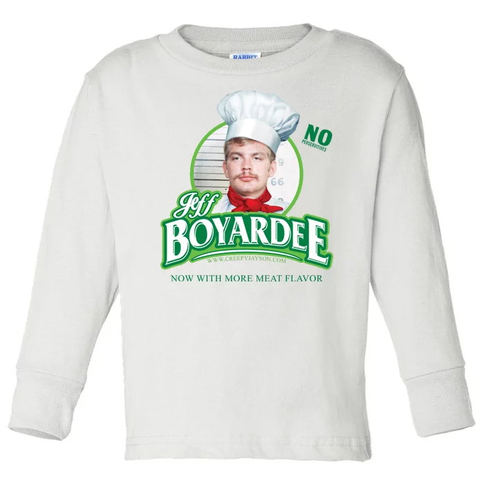 Jeff Boyardee Creepy Jason Toddler Long Sleeve Shirt