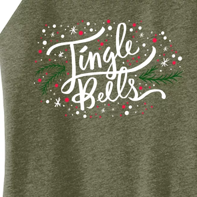 Jingle Bells Christmas Design For Boy Girl Women’s Perfect Tri Rocker Tank