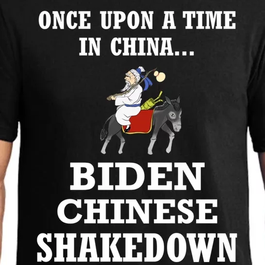 Joe Biden Chinese Shakedown Messages Family Story China Pajama Set