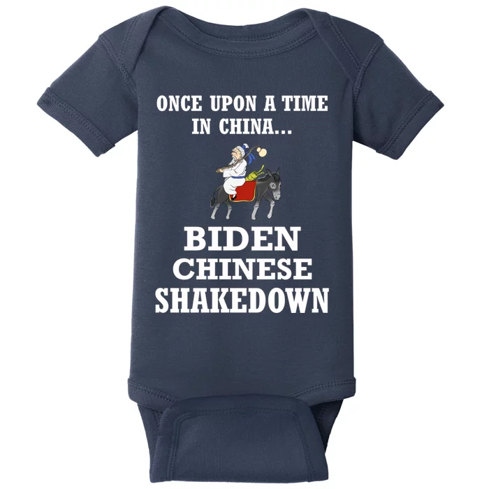 Joe Biden Chinese Shakedown Messages Family Story China Baby Bodysuit