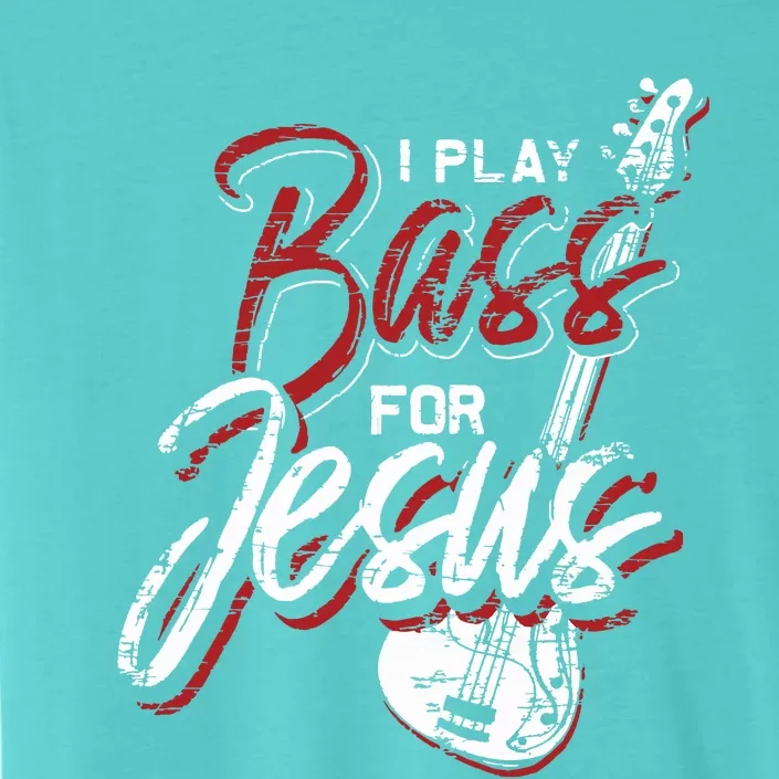 Jesus Bassist Christian Bass Player Bass Guitar ChromaSoft Performance T-Shirt