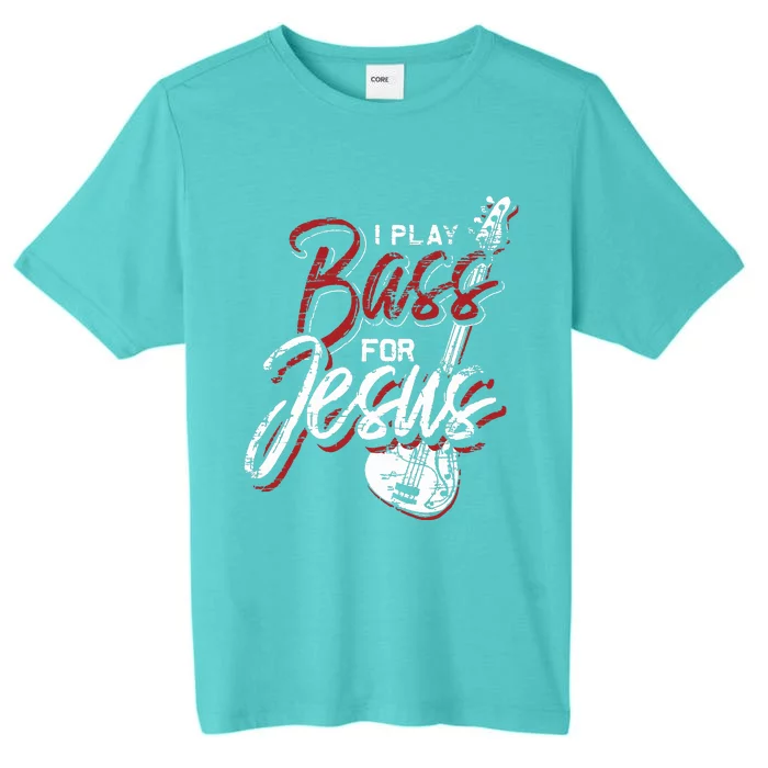 Jesus Bassist Christian Bass Player Bass Guitar ChromaSoft Performance T-Shirt