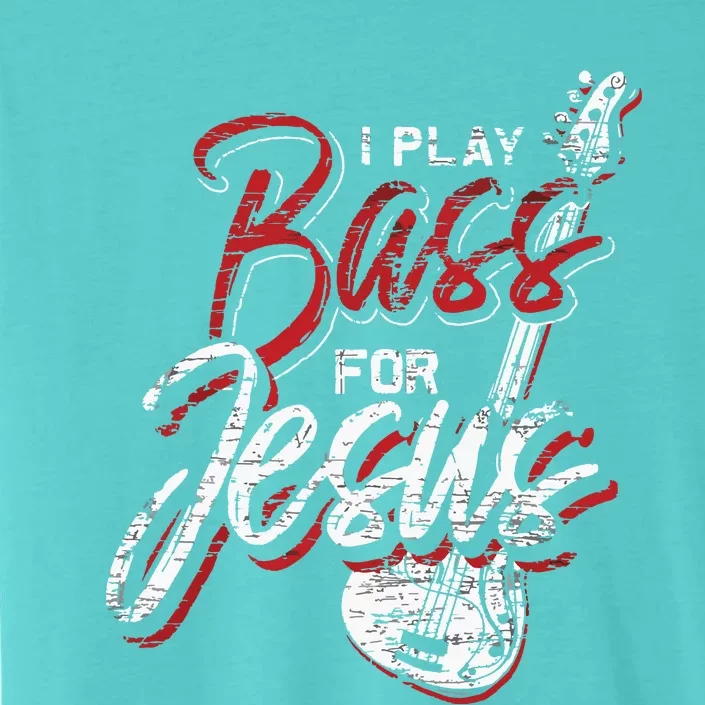 Jesus Bassist Christian Bass Player Bass Guitar ChromaSoft Performance T-Shirt