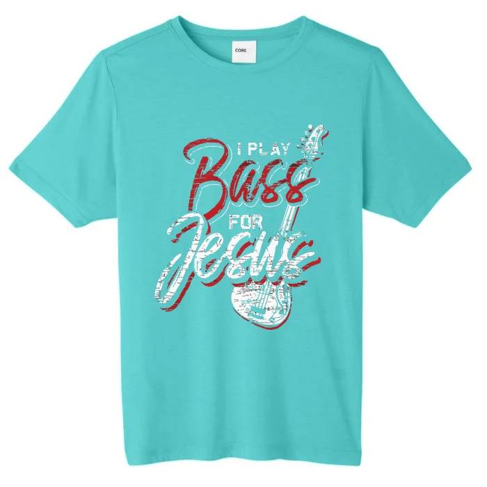 Jesus Bassist Christian Bass Player Bass Guitar ChromaSoft Performance T-Shirt