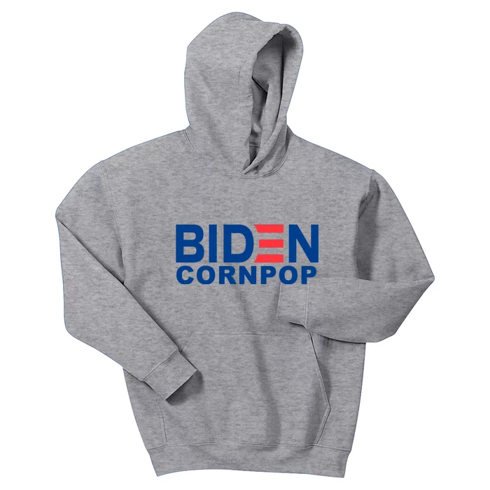 Joe Biden Corn Pop Funny Kids Hoodie