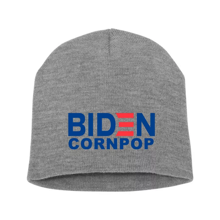 Joe Biden Corn Pop Funny Short Acrylic Beanie