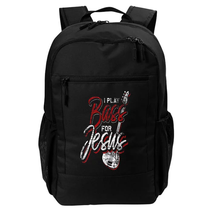 Jesus Bassist Christian Bass Player Bass Guitar Daily Commute Backpack