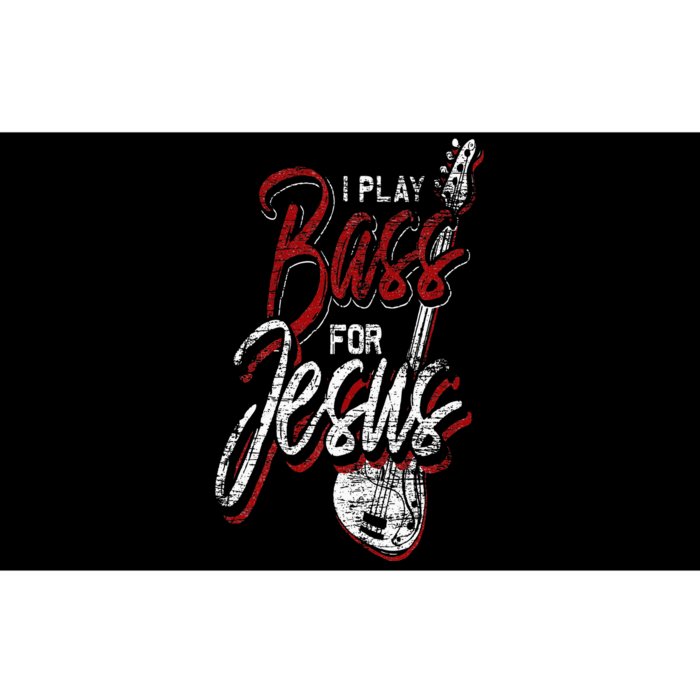 Jesus Bassist Christian Bass Player Bass Guitar Bumper Sticker