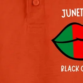 Juneteenth Black Culture Independence Day Afro Lips Great Gift Dry Zone Grid Performance Polo