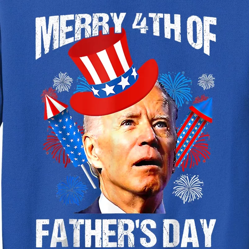 Joe Biden Confused Merry 4th Of Fathers Day Fourth Of July Cute Gift Sweatshirt