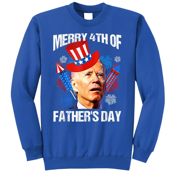 Joe Biden Confused Merry 4th Of Fathers Day Fourth Of July Cute Gift Sweatshirt