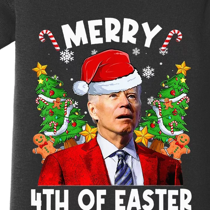 Joe Biden Christmas Merry Uh Uh Happy You Know The Thing Baby Bodysuit