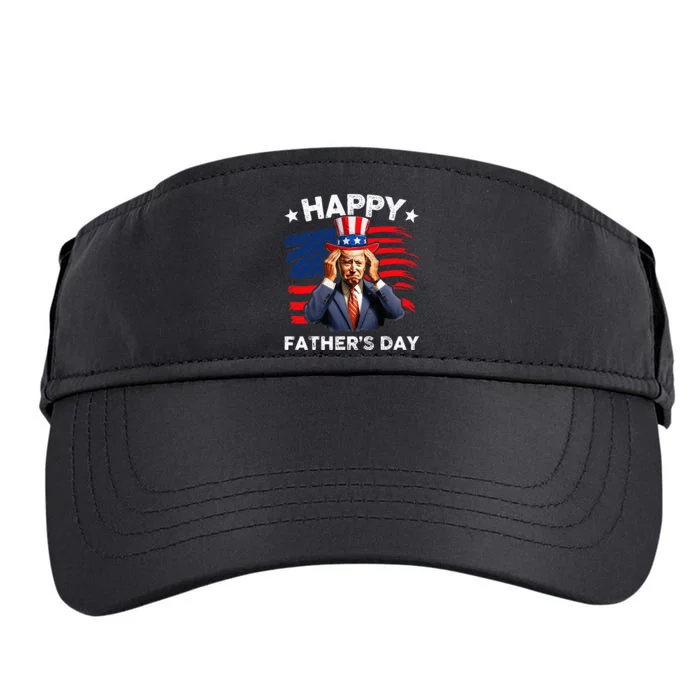 Joe Biden Confused Happy FatherS Day 4th Of July Adult Drive Performance Visor