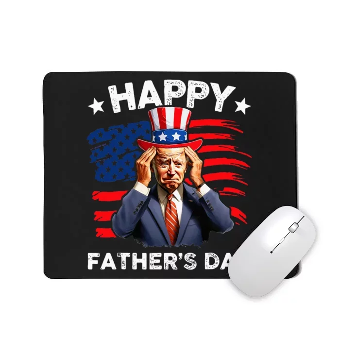 Joe Biden Confused Happy FatherS Day 4th Of July Mousepad