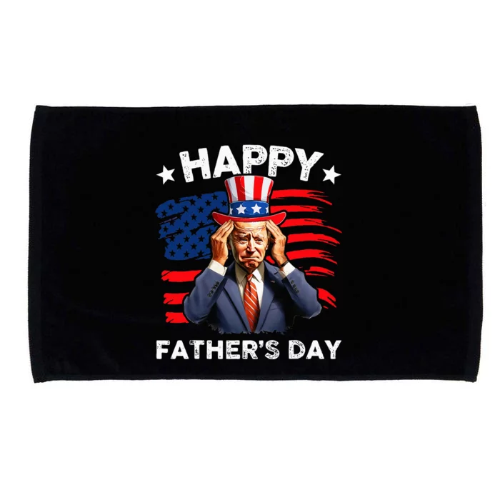 Joe Biden Confused Happy FatherS Day 4th Of July Microfiber Hand Towel