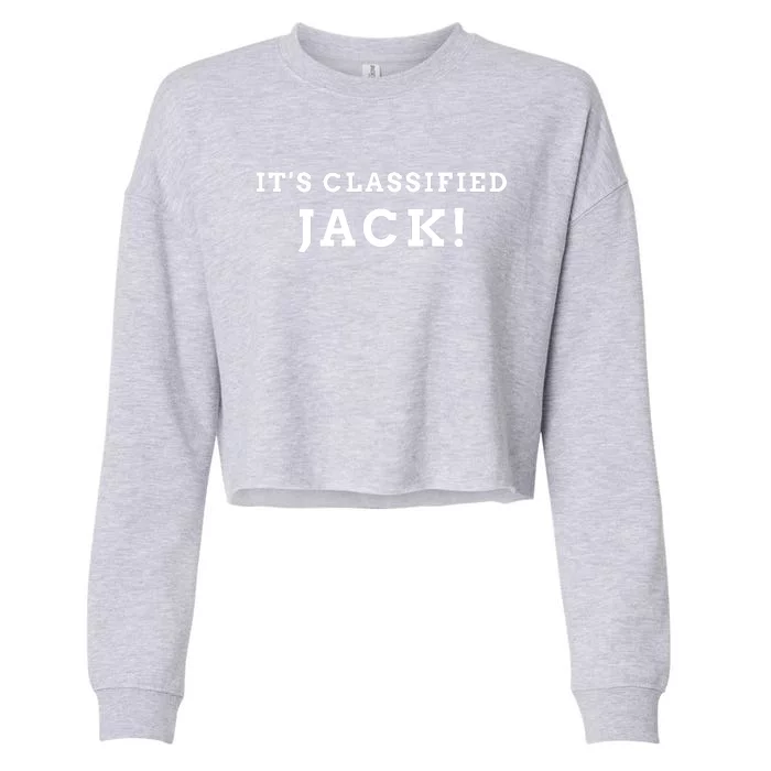 Joe Biden Classified Documents Found. Its Classified Jack Cropped Pullover Crew