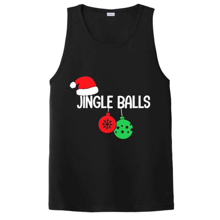 Jingle Balls Christmas  Matching Couple Chestnuts Performance Tank