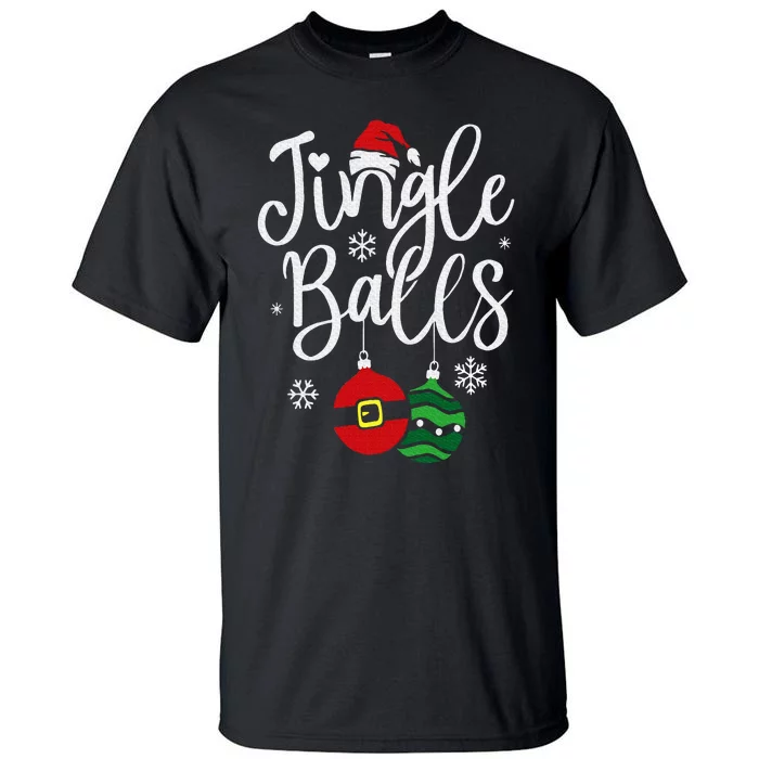 Jingle Balls Christmas Chest Nuts Matching Couple Chestnuts Tall T-Shirt