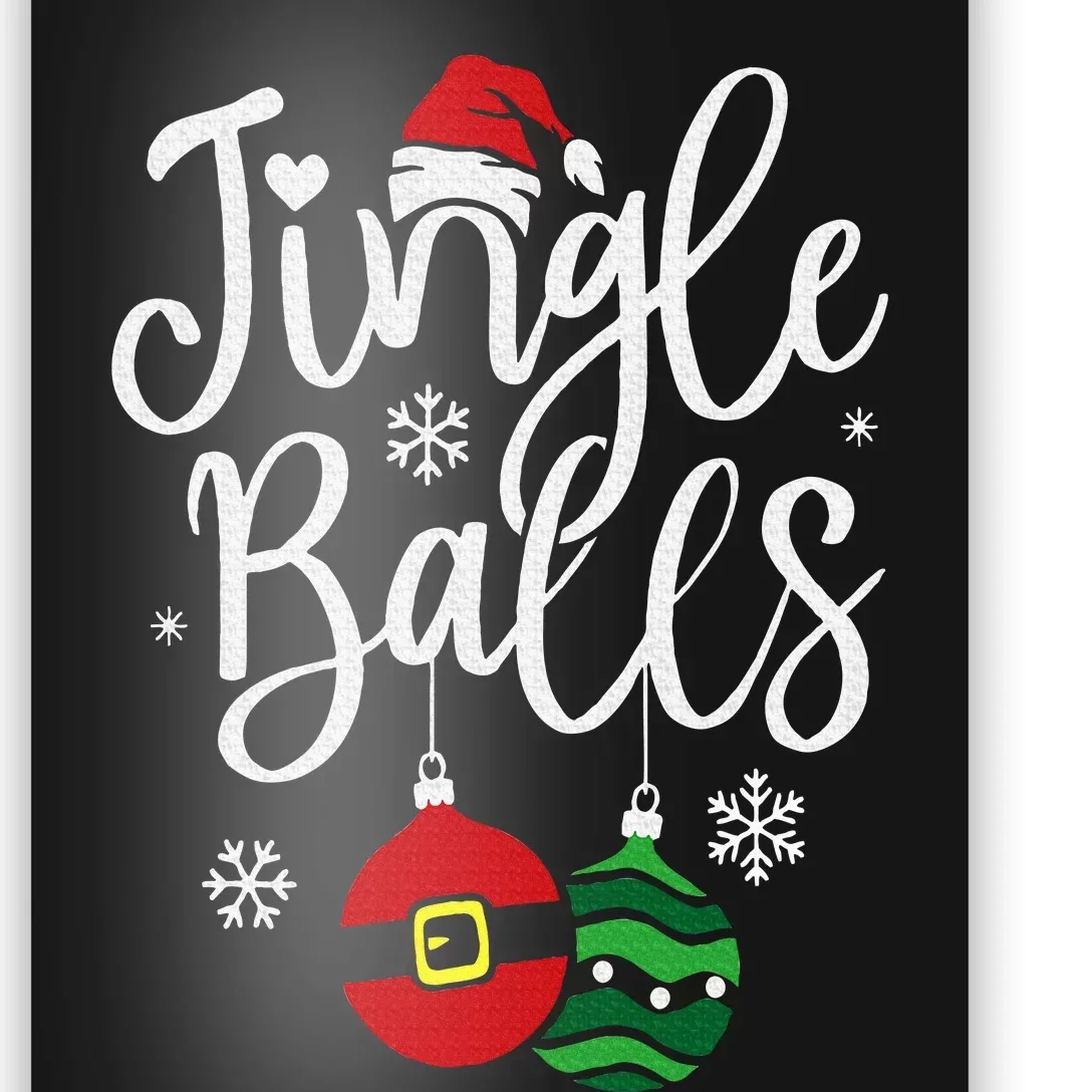 Jingle Balls Christmas Chest Nuts Matching Couple Chestnuts Poster