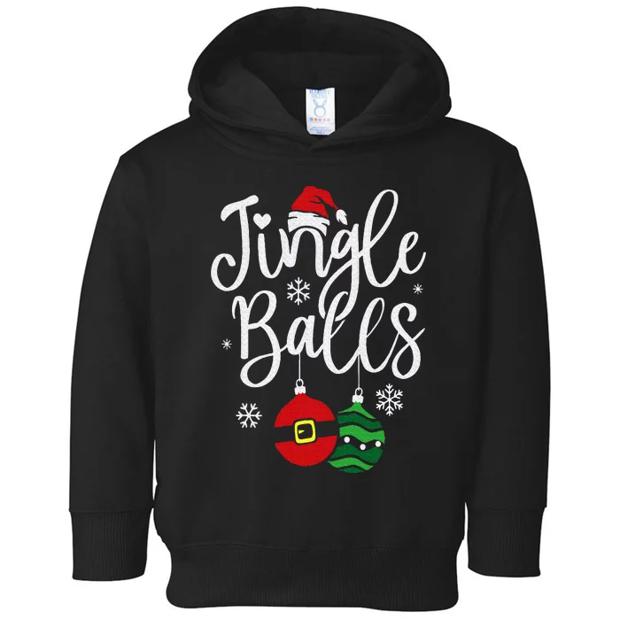 Jingle Balls Christmas Chest Nuts Matching Couple Chestnuts Toddler Hoodie