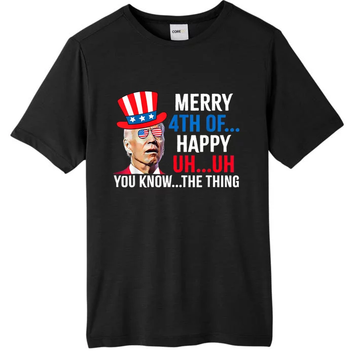 Joe Biden Confused Merry 4th Of July Funny Independence Day ChromaSoft Performance T-Shirt