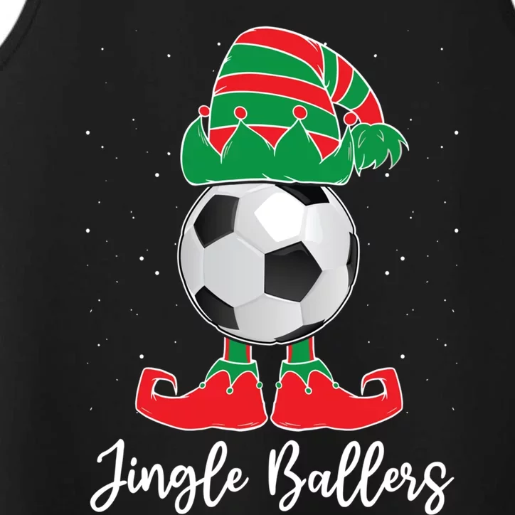 Jingle Ballers Christmas Soccer Ball Xmas Elf Squad Holiday Gift Performance Tank