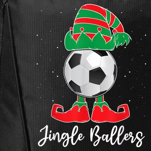 Jingle Ballers Christmas Soccer Ball Xmas Elf Squad Holiday City Backpack