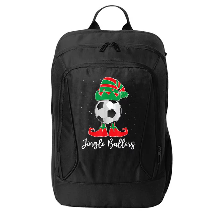 Jingle Ballers Christmas Soccer Ball Xmas Elf Squad Holiday City Backpack