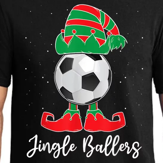 Jingle Ballers Christmas Soccer Ball Xmas Elf Squad Holiday Pajama Set