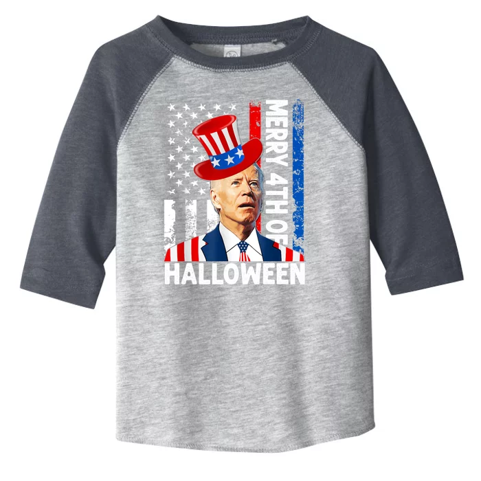 Joe Biden Confused Merry 4th Of Halloween Fourth Of July Gift Toddler Fine Jersey T-Shirt