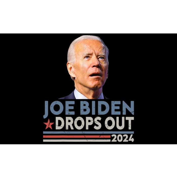 Joe Biden Drops Out 2024 Pro Trump Bumper Sticker