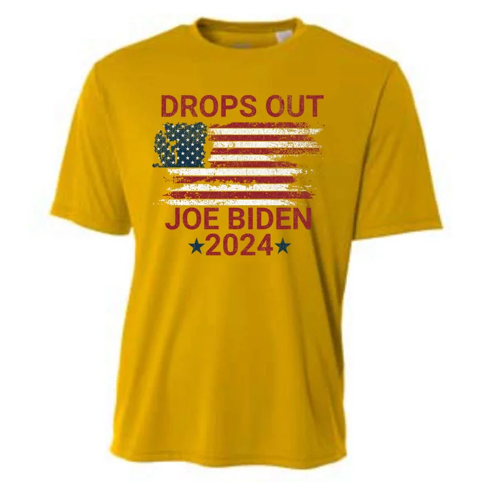 Joe Biden Drops Out 2024 Bye Bye Biden Cooling Performance Crew T-Shirt