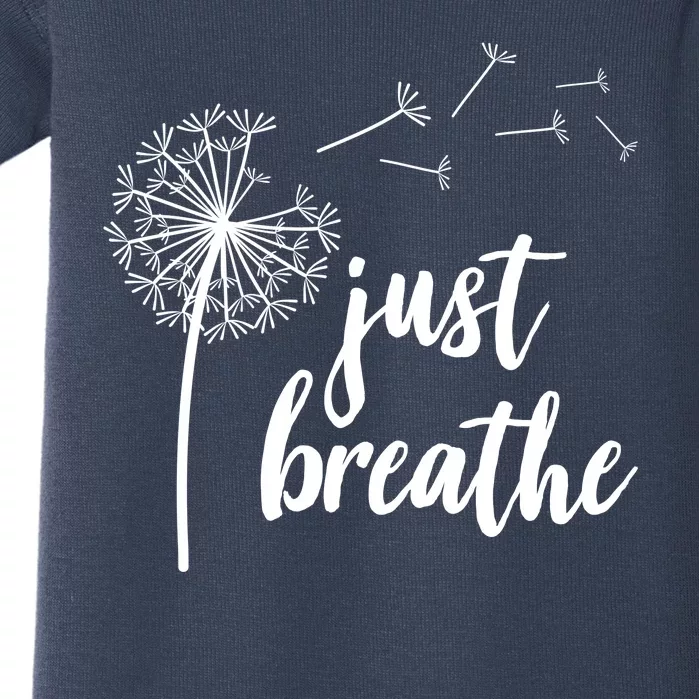 Just Breathe Dandelion Mental Health Baby Bodysuit