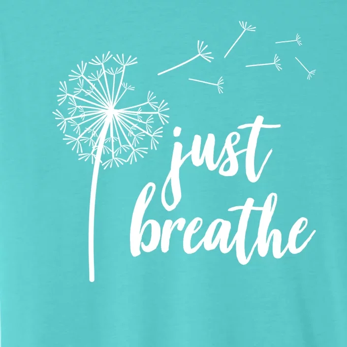 Just Breathe Dandelion Mental Health ChromaSoft Performance T-Shirt