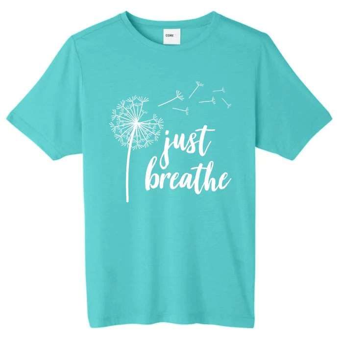 Just Breathe Dandelion Mental Health ChromaSoft Performance T-Shirt