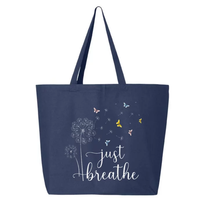 Just Breathe Dandelion And Buterflies Summer Top 25L Jumbo Tote